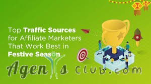 What are the top traffic sources for affiliate marketers?